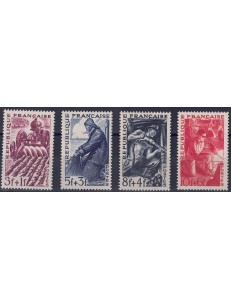 FRANCIA 1949 Mestieri 4v MNH**
