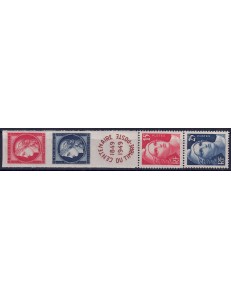 FRANCE 1949 Centenary of the Stamp 4v MNH**