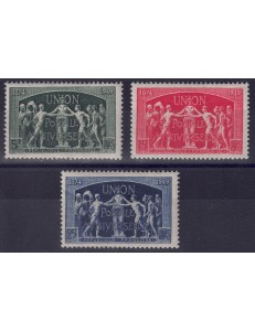 FRANCIA 1949 Anniversario UPU 3v MNH**