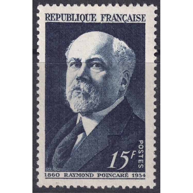 FRANCE 1950 Raymond Poincaré MNH**