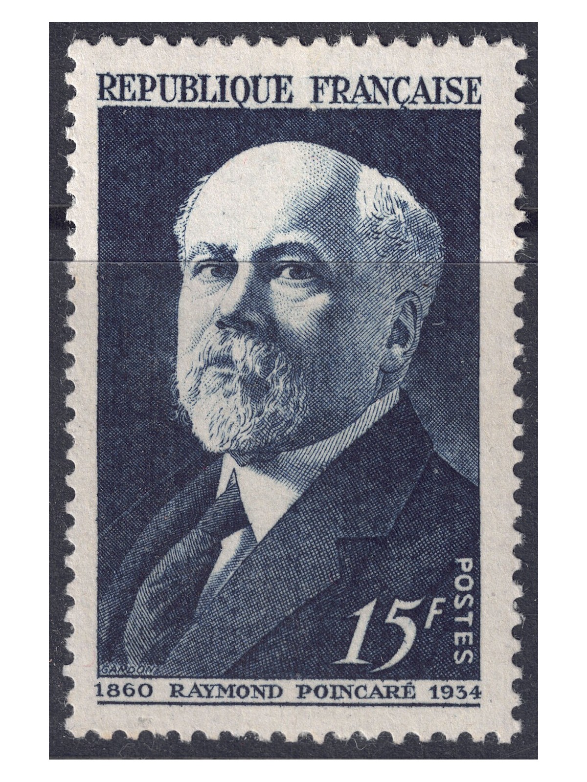 FRANCE 1950 Raymond Poincaré MNH**