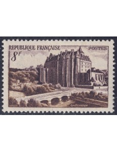 FRANCE 1950 Châteaudun Castle MNH**