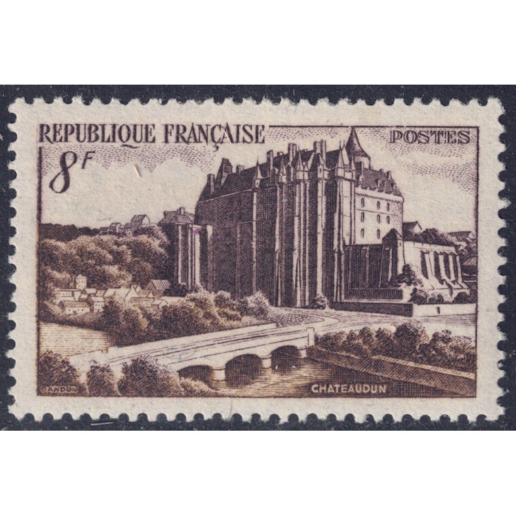 FRANCIA 1950 Castello di Châteaudun MNH**