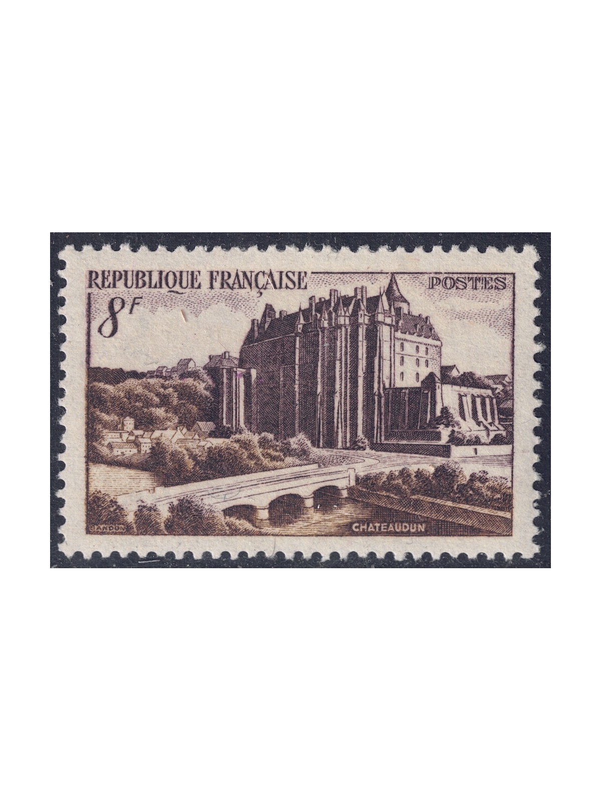 FRANCIA 1950 Castello di Châteaudun MNH**