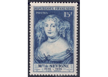 FRANCIA 1950 Madame de Sévigné MNH**