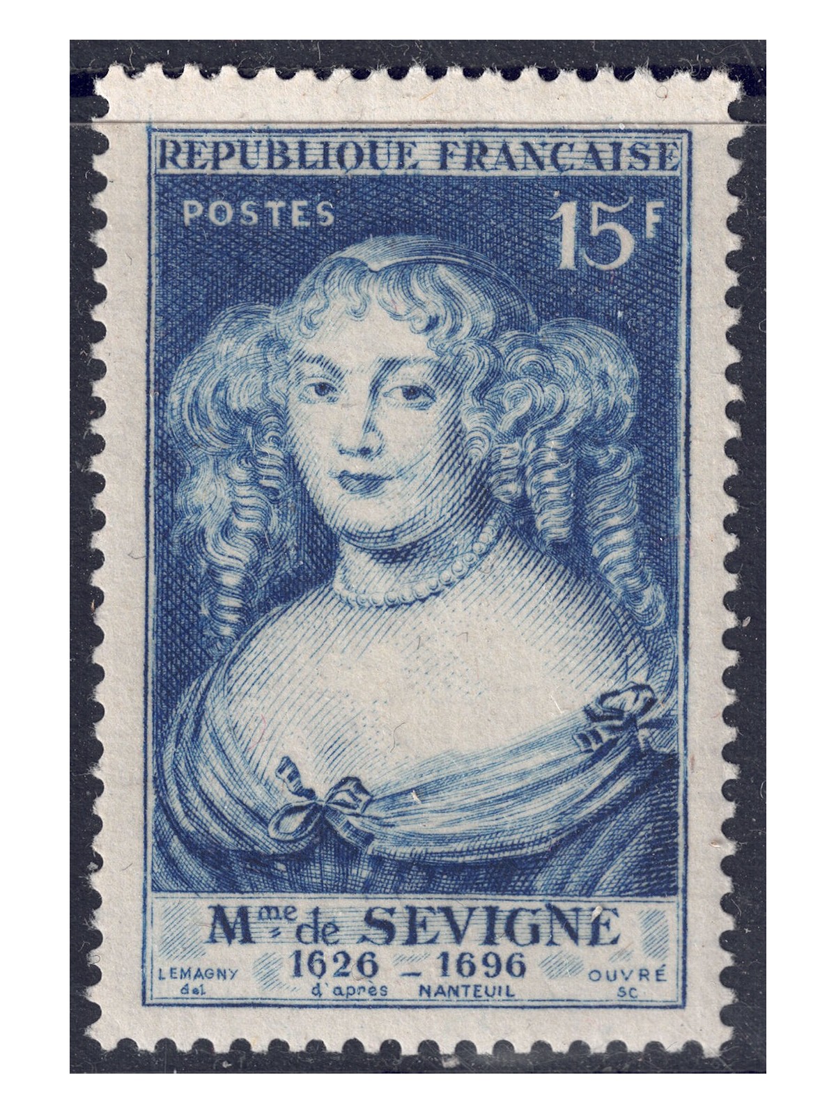 FRANCIA 1950 Madame de Sévigné MNH**