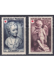 FRANCE 1950 Pro Red Cross 2v MNH**