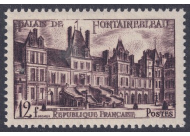 FRANCE 1951 Fontainebleau Castle MNH**