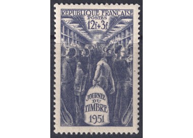 FRANCIA 1951 Giornata del Francobollo MNH**