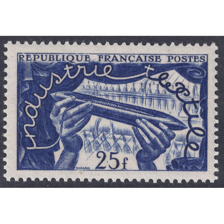 FRANCE 1951 Textile Exhibition MNH**