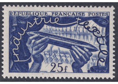 FRANCIA 1951 Esposizione tessile MNH**