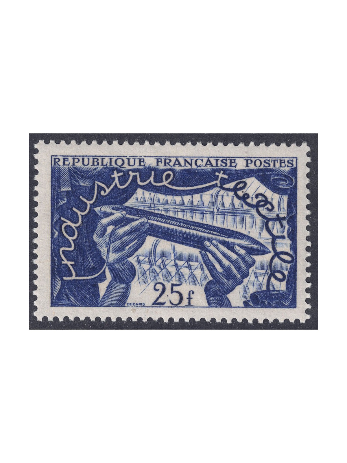 FRANCE 1951 Textile Exhibition MNH**