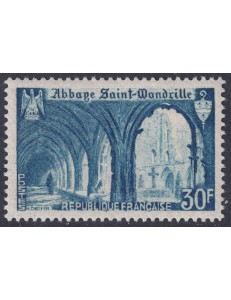 FRANCE 1951 Abbey of St-Wandrille MNH**