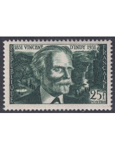 FRANCIA 1951 Vincent d'Indy MNH**