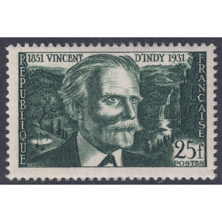 FRANCIA 1951 Vincent d'Indy MNH**