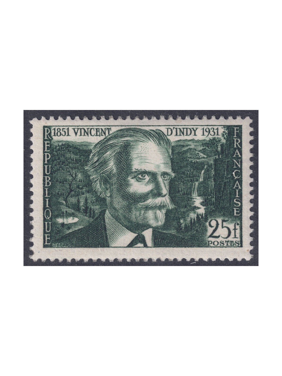 FRANCIA 1951 Vincent d'Indy MNH**