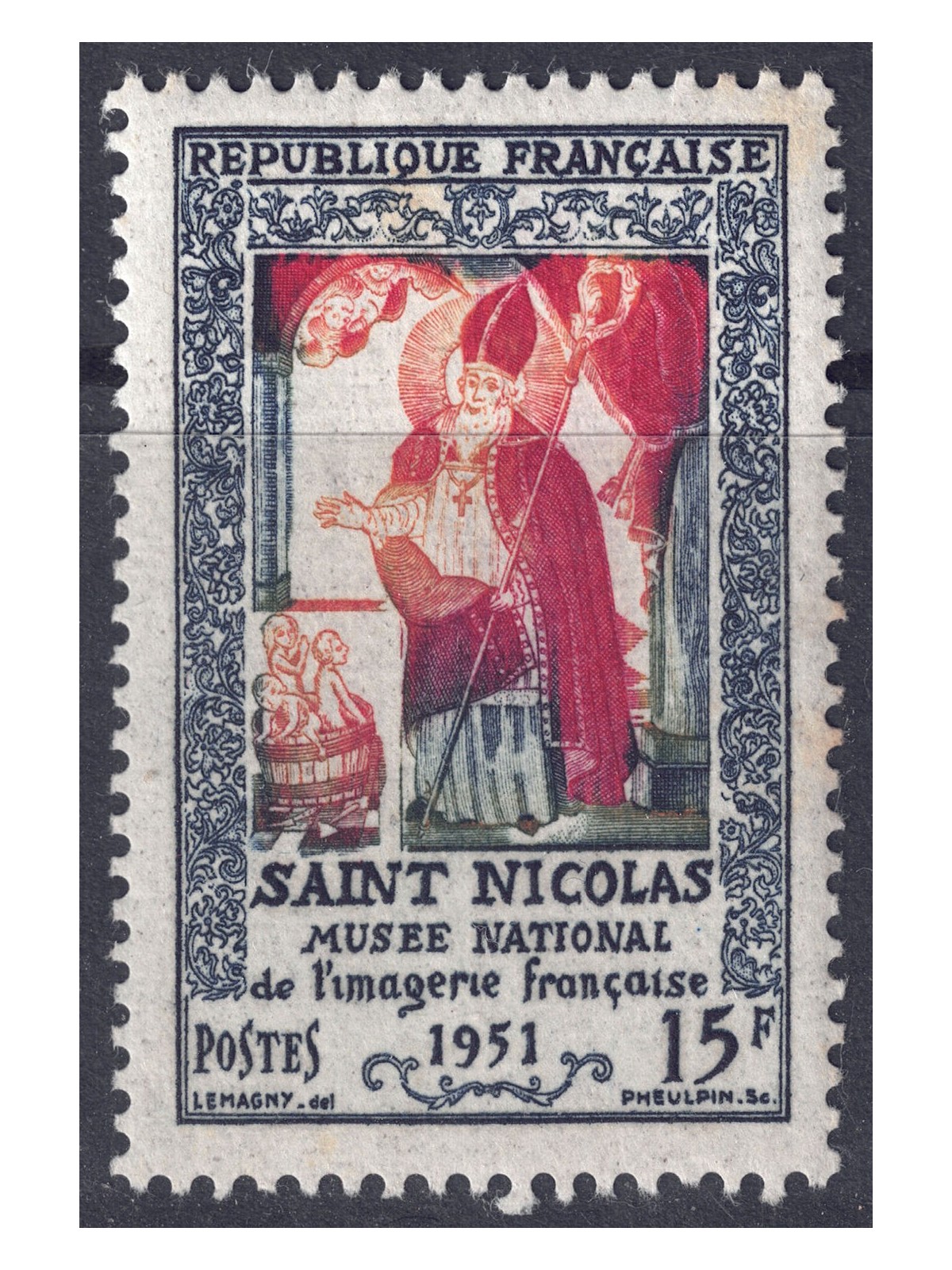 FRANCIA 1951 Museo delle immagini MNH**
