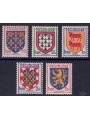 FRANCIA 1951 Stemmi di Province Francesi (5ª serie) 5v MNH**