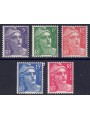 FRANCE 1951 Marianne of Gandon 5v MNH**