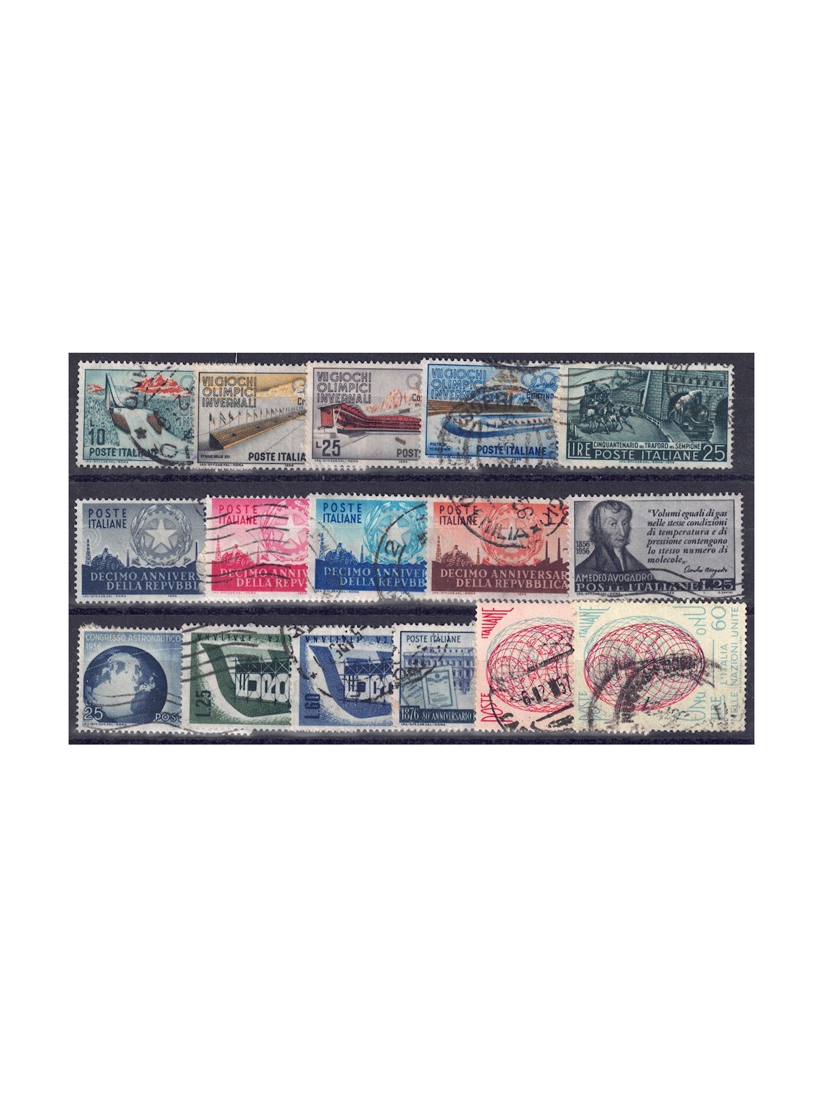 ITALY 1956 Complete Year 16v used