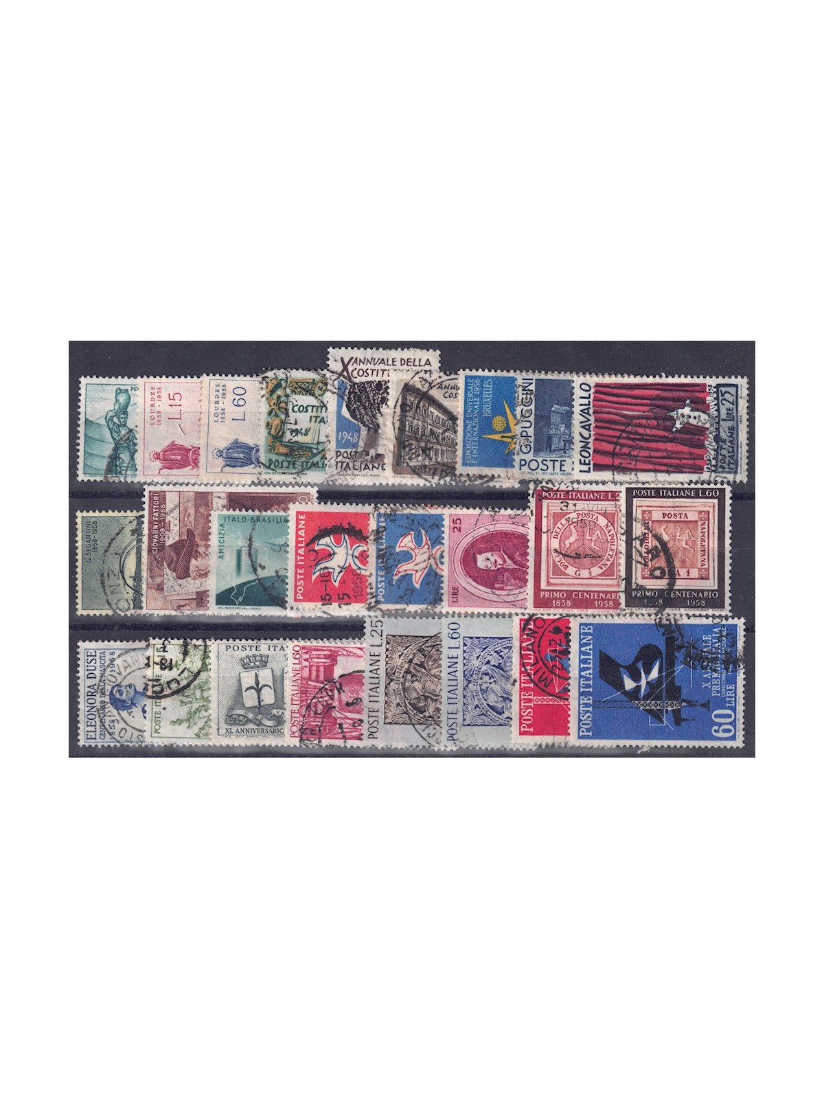 ITALIA 1958 Annata Completa 25v us