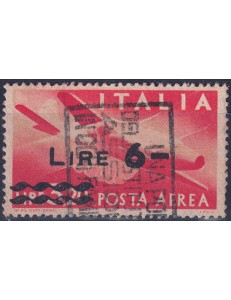 ITALY 1947 Airmail (overprinted) us