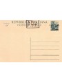 TRIESTE A 1947 (Democratic) Postcard £12 Green (C3B) overprint cap.