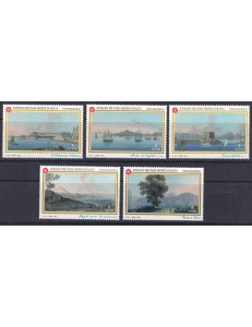 SMOM 2001 Antiche vedute, 3ª serie 5v MNH**