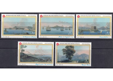 SMOM 2001 Ancient views, 3rd series 5v MNH**