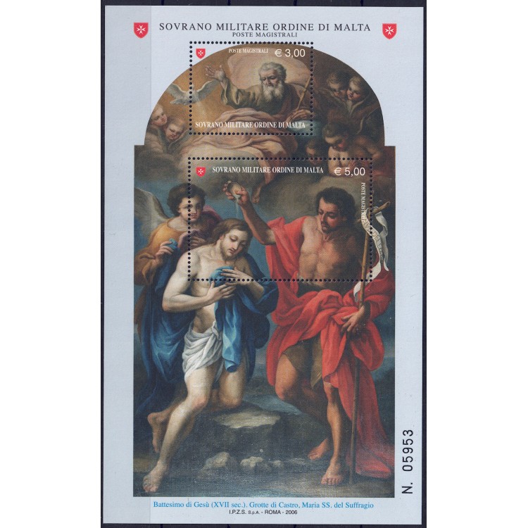 SMOM 2006 San Giovanni Battista BF MNH**