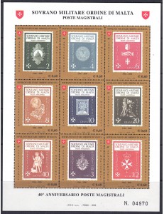 SMOM 2006 Poste Magistrali BF MNH**