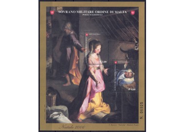 SMOM 2006 Natale BF MNH**