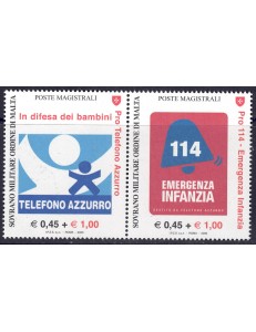 SMOM 2006 Pro Telefono Azzurro 2v MNH**