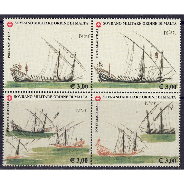 SMOM 2006 History of the Navy, 7th series 4v MNH**