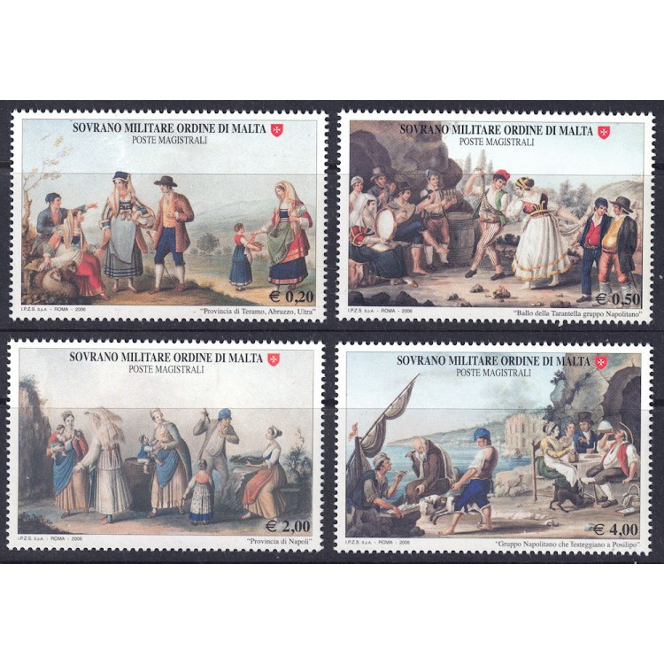 SMOM 2006 Ancient customs and traditions, 3rd series 4v MNH**