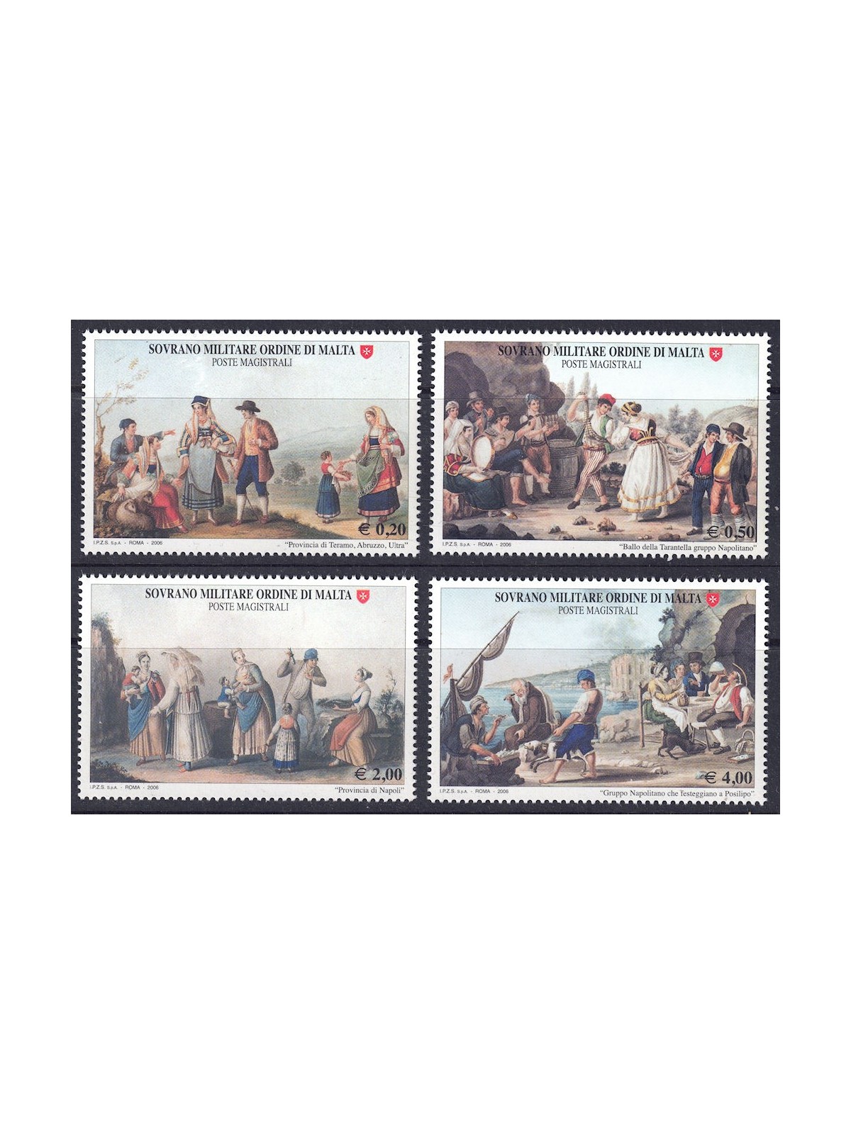 SMOM 2006 Ancient customs and traditions, 3rd series 4v MNH**