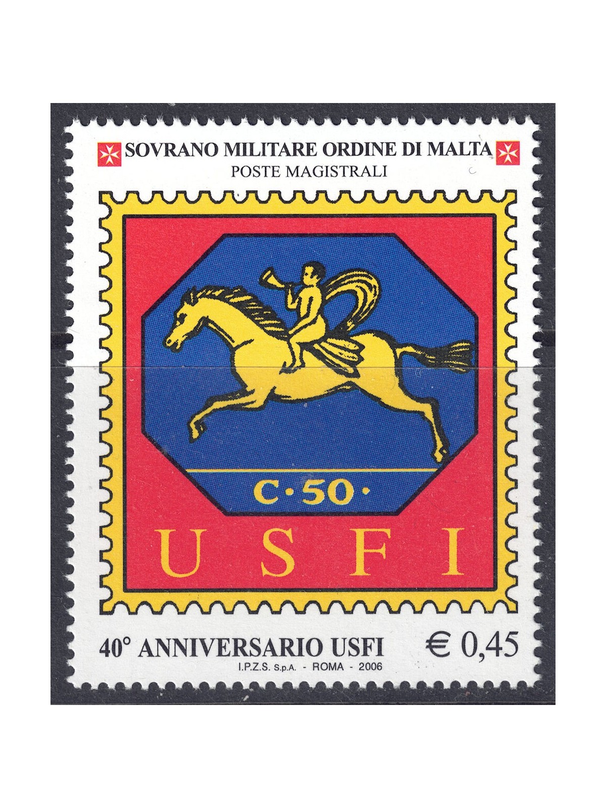 SMOM 2006 Italian Philatelic Press Union MNH**