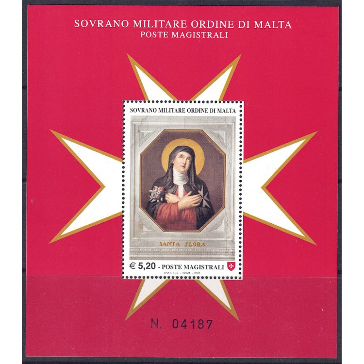 SMOM 2007 Santa Flora BF MNH**