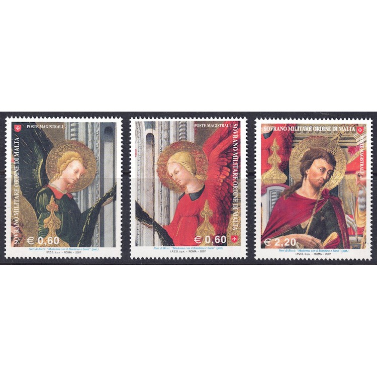 SMOM 2007 San Giovanni Battista 3v MNH**