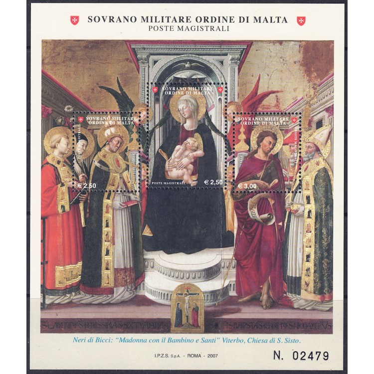 SMOM 2007 St. John the Baptist s/s MNH**