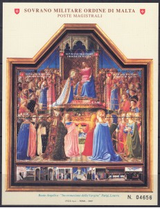 SMOM 2007 Masters of Painting (12th series) s/s MNH**