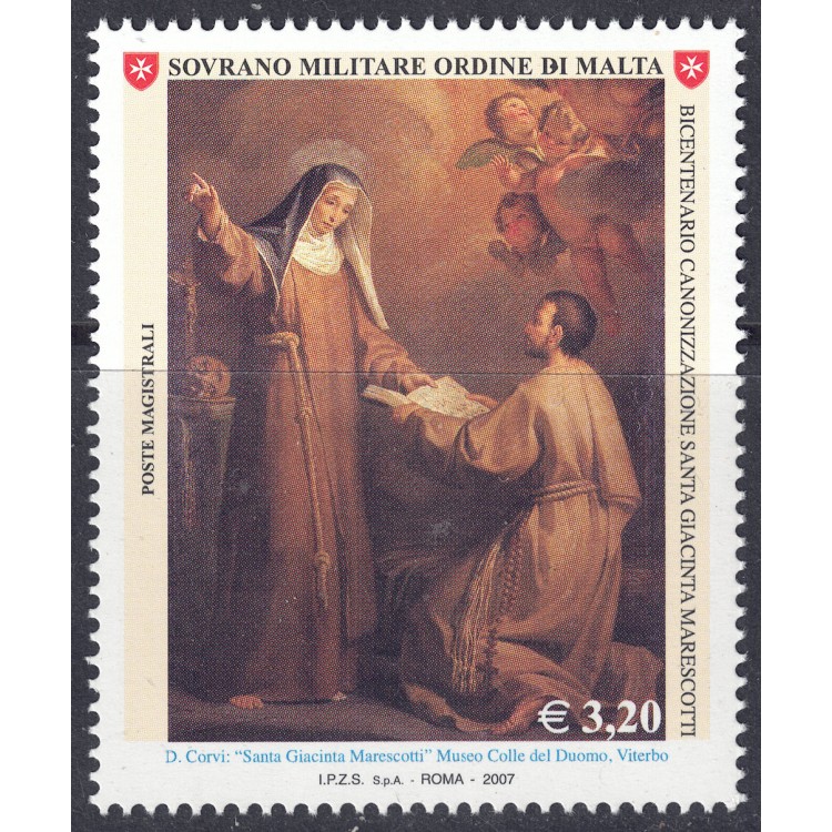 SMOM 2007 Santa Giacinta Marescotti MNH**