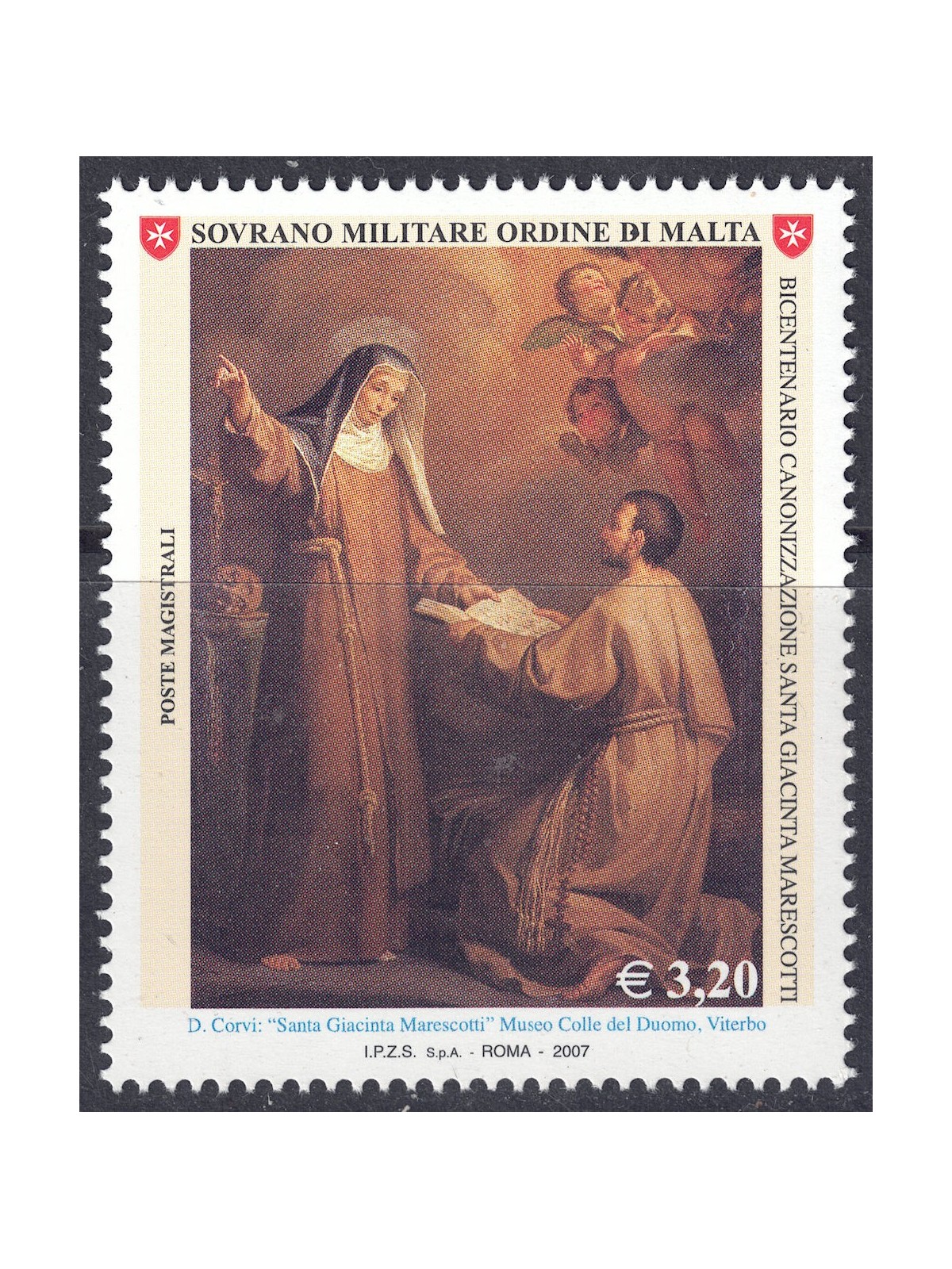 SMOM 2007 Santa Giacinta Marescotti MNH**