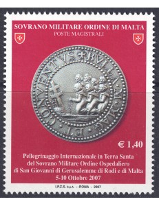 SMOM 2007 International Pilgrimage to the Holy Land MNH**