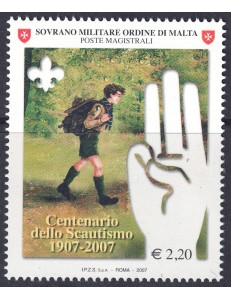 SMOM 2007 Centenario dello Scoutismo MNH**