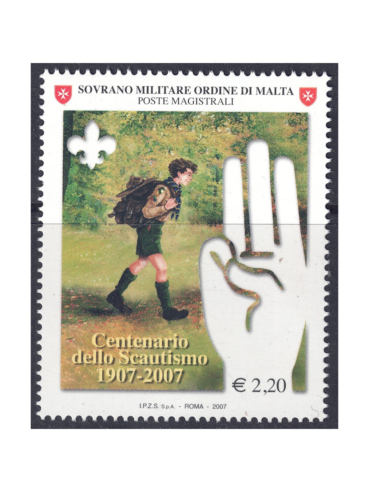 SMOM 2007 Centenario dello Scoutismo MNH**