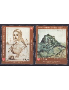 SMOM 2009 Drawing in Art (2nd series) 2v MNH**