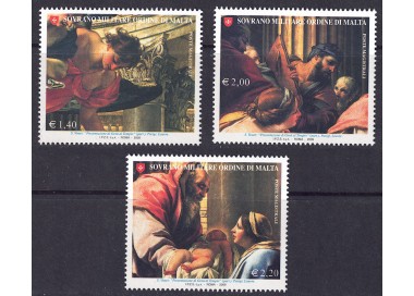 SMOM 2009 Masters of Painting 3v MNH**