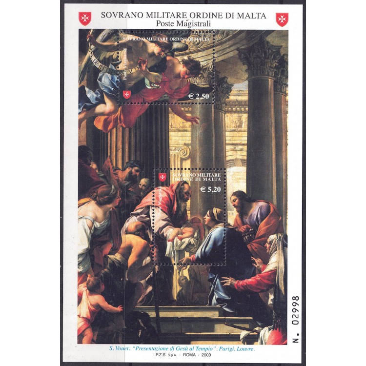 SMOM 2009 Masters of Painting s/s MNH**