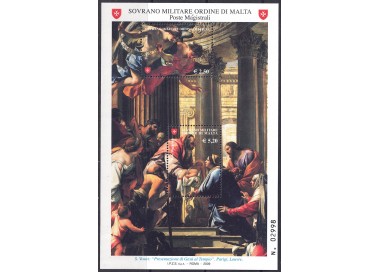 SMOM 2009 Masters of Painting s/s MNH**